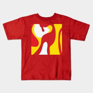 Fire Lava Ice Cream Kids T-Shirt